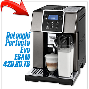 Эспрессо кофемашина DeLonghi Perfecta Evo ESAM 420.80.TB