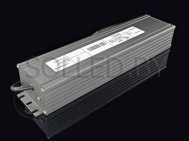 Блок питания 300W 12V IP67 металл