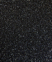 Термотрансферная пленка Glitter Black 03 черный (полиуретановая основа), SEF Франция