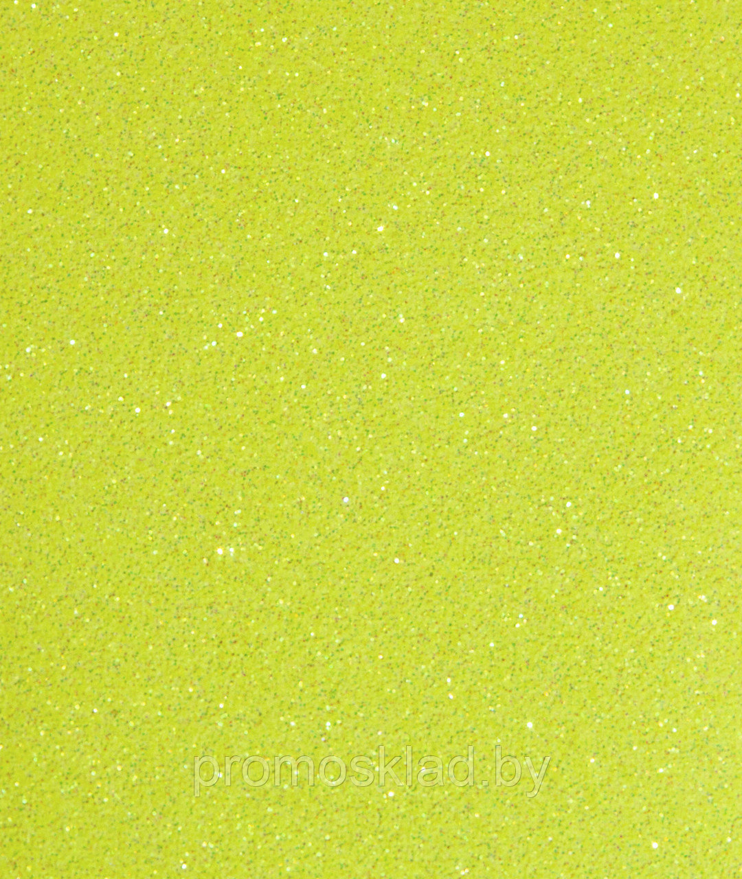 Термотрансферная пленка Glitter Neon Yellow 08 неоновый желтый (полиуретановая основа), SEF Франция