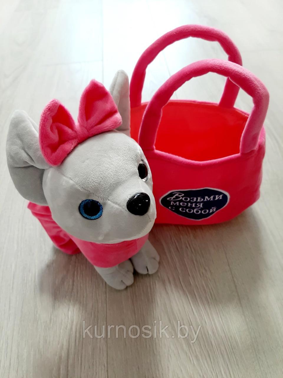 Интерактивная мягкая Собачка Чи Чи Лав в сумочке розовая - фото 9 - id-p146601742