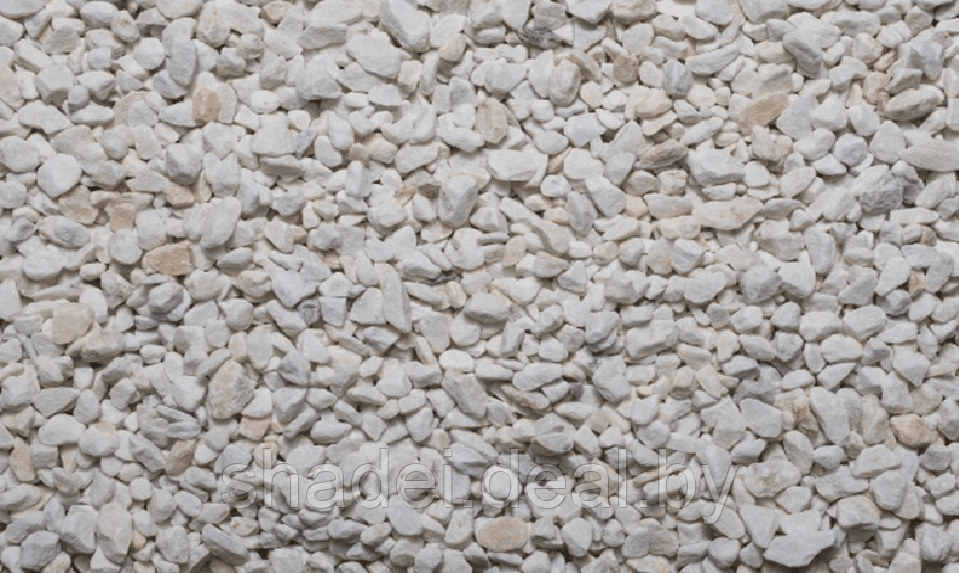 Щебень мраморный белый 5-10мм (20 кг) - фото 1 - id-p139831104