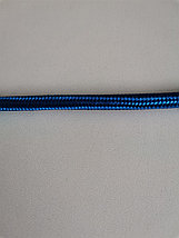 Провод монтажный КРУГЛЫЙ ПВХ 2*2,5 в декоративной оплетке, Синий шёлк, фото 3