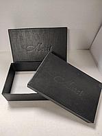 Коробка "Merсi" 4*11*18 см черная (дизайн.бумага)