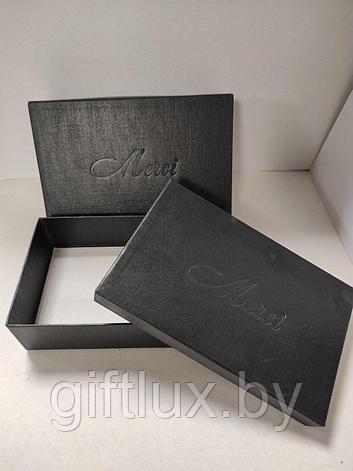 Коробка "Merсi" 4*11*18 см черная (дизайн.бумага), фото 2
