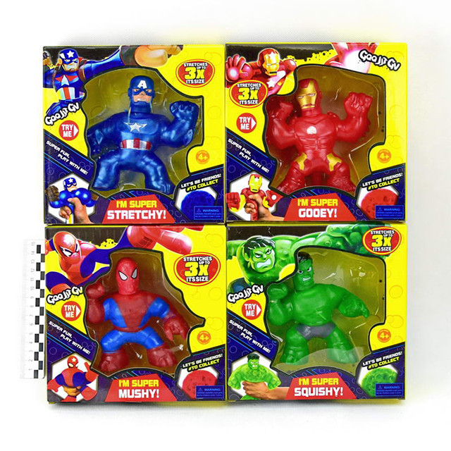 Тянучки Гуджитсу супергерои Marvel Avengers 4 вида BD-57