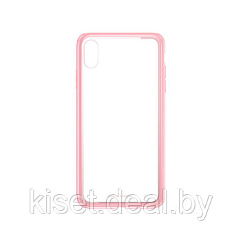 Чехол Baseus See-through glass WIAPIPH65-YS04 для iPhone XS Max розовый