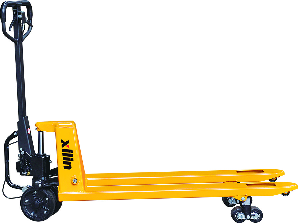 Тележка гидравлическая XILIN г/п 2500 кг BFA для тяжелых грузов (полиуретан.колеса) - фото 1 - id-p146644135