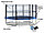 Батут Atlas Sport (атлас спорт) 404 см - 13ft Basic с внешней сеткой и лестницей, фото 2