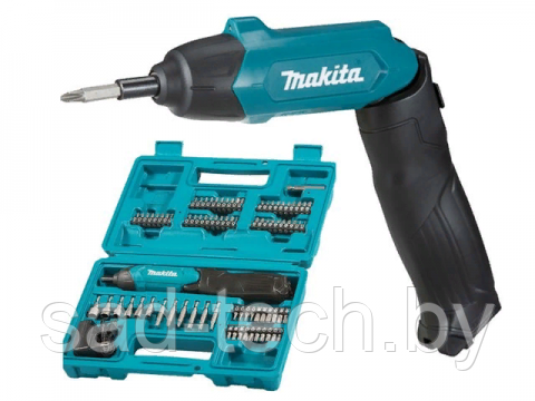 Аккум. шуруповерт MAKITA DF 001 DW в чем.+ аксессуары (3.6 В, 1 акк., 1.3 А/ч Li-Ion, 1 скор., 4 Нм, шурупы до, фото 2