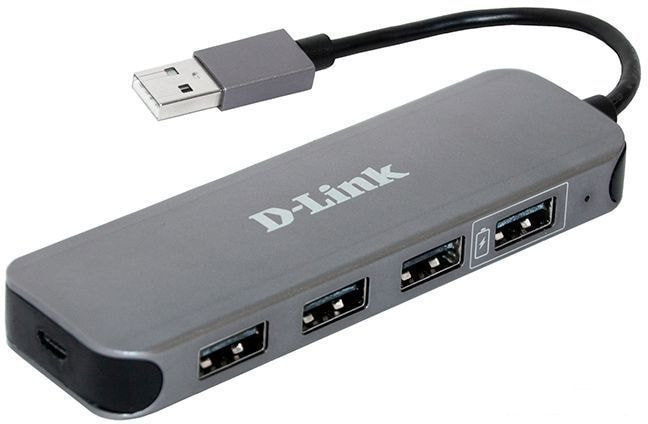 USB-хаб D-Link DUB-H4-E1A, фото 2