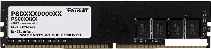 Оперативная память Patriot Signature Line 32GB DDR4 PC4-25600 PSD432G32002 - фото 1 - id-p142349262
