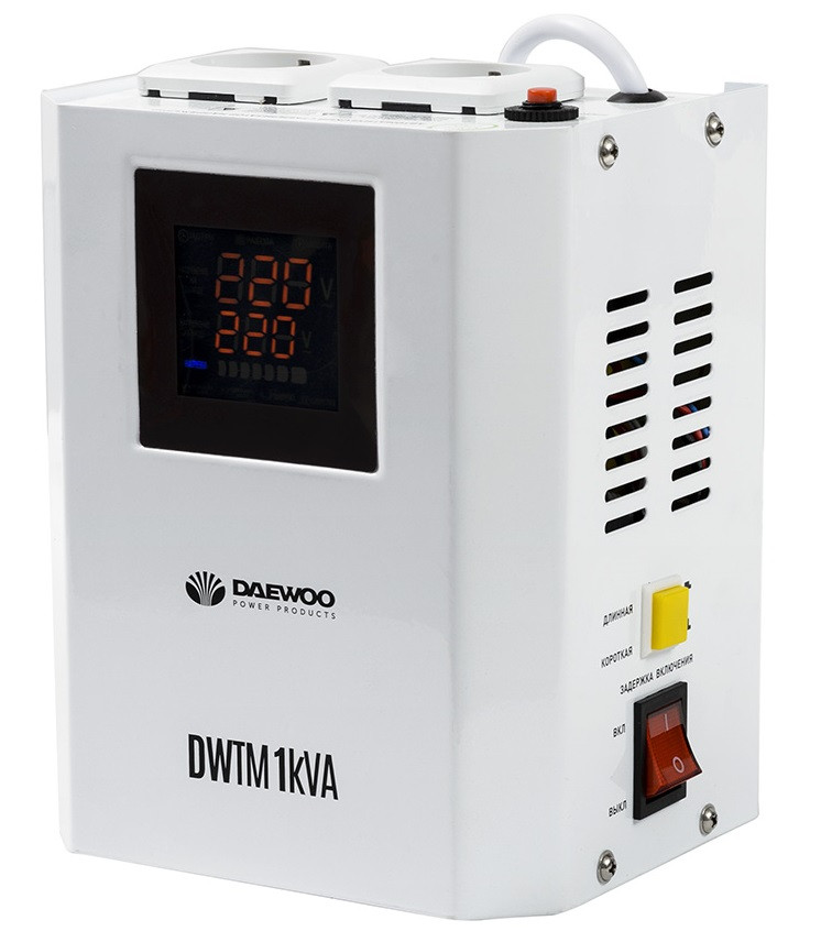 Стабилизатор напряжения настенный Daewoo DW-TM1kVA - фото 1 - id-p146658623