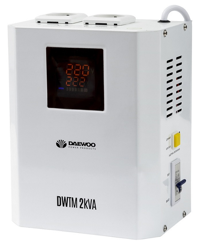 Стабилизатор напряжения настенный Daewoo DW-TM2kVA - фото 1 - id-p146658624