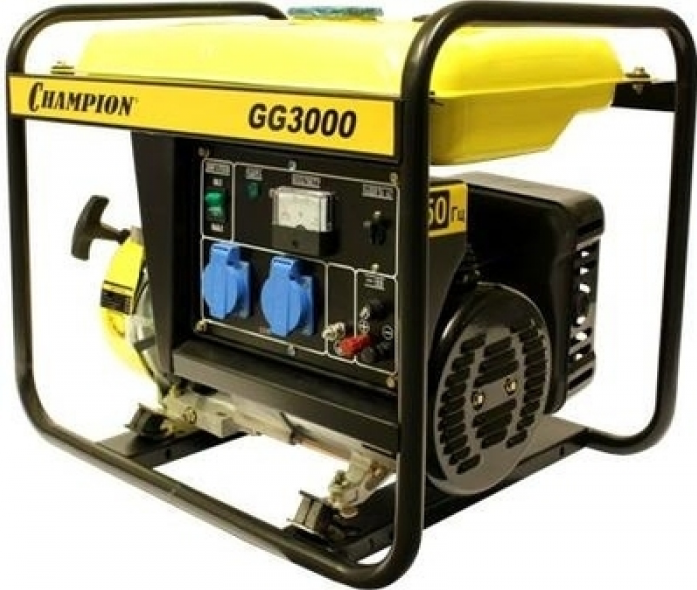 Бензиновый генератор Champion GG 3000 - фото 1 - id-p146656706