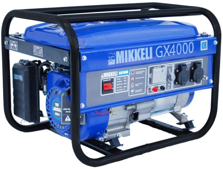 Бензиновый генератор Mikkeli GX4000 - фото 1 - id-p146656996
