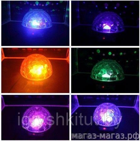 Светодиодный диско-шар Magic Ball LED Bluetooth MP3 - фото 5 - id-p146670980