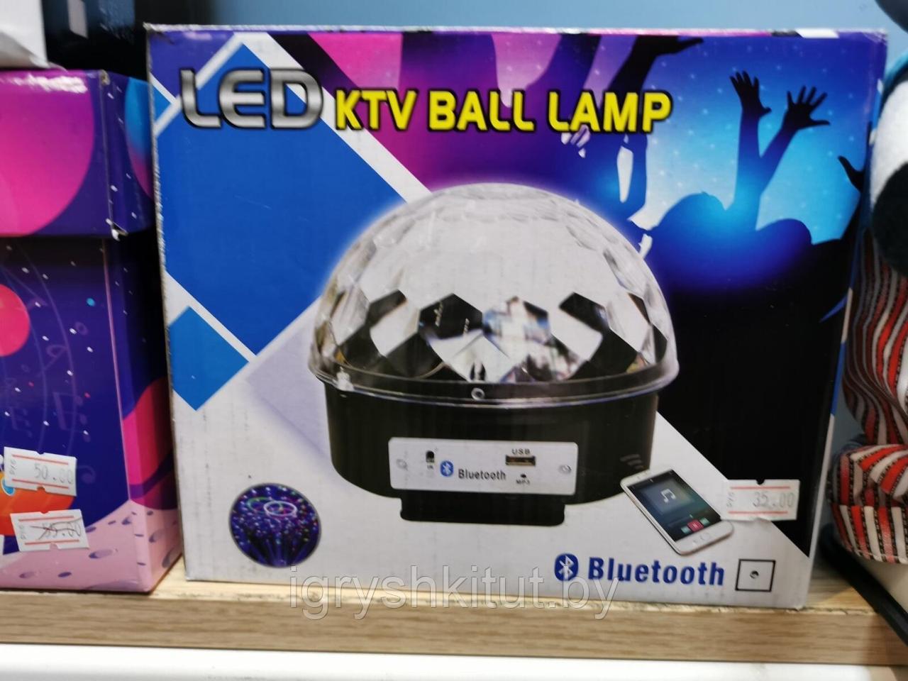 Светодиодный диско-шар Magic Ball LED Bluetooth MP3 - фото 4 - id-p146670980