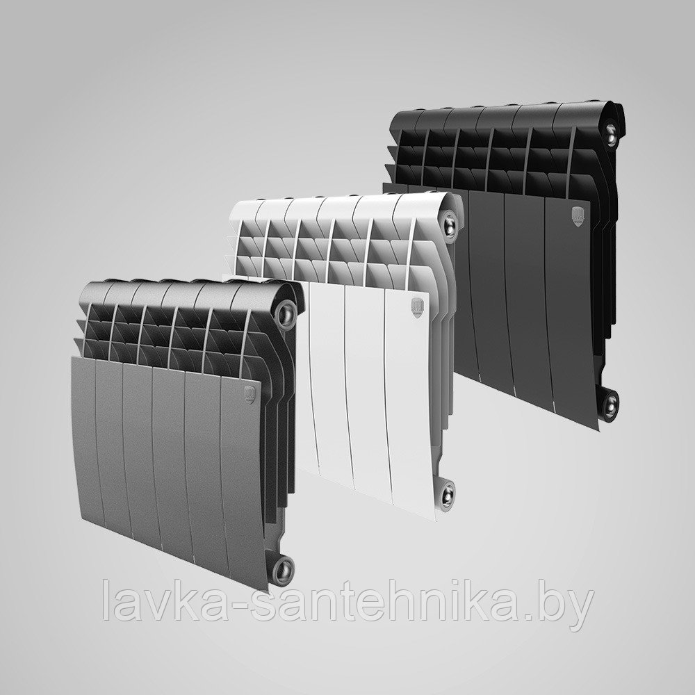 Радиатор биметаллический Royal Thermo BiLiner 350 Silver Satin (1 секция) - фото 2 - id-p146606967