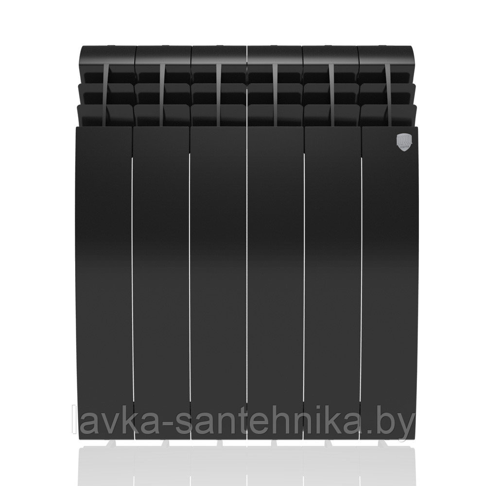 Радиатор алюминиевый Royal Thermo Biliner Alum 500 Noir Sable (1 секция) - фото 2 - id-p146606972