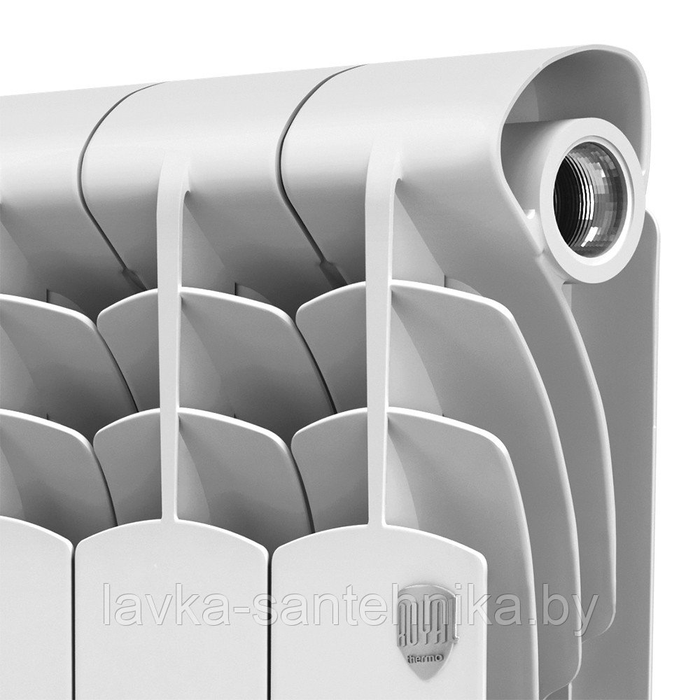 Радиатор биметаллический Royal Thermo Revolution Bimetall 500 (1 секция) - фото 2 - id-p146606988