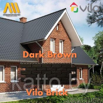 Фасадная панель VOX Vilo Brick, Dark Brown (Тёмно-коричневый)