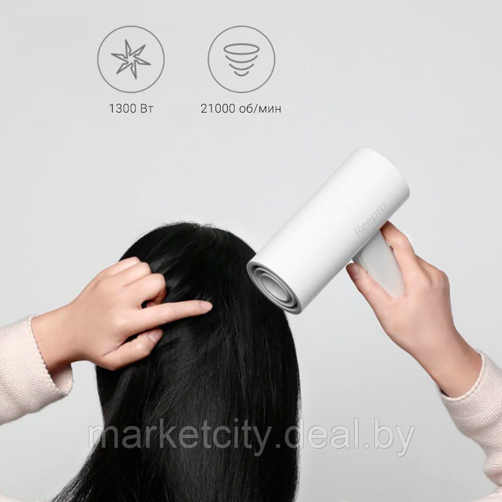 Фен Xiaomi Reepro Mini Power Generation Hair Dryer RP-HC04 (White) - фото 2 - id-p146687913