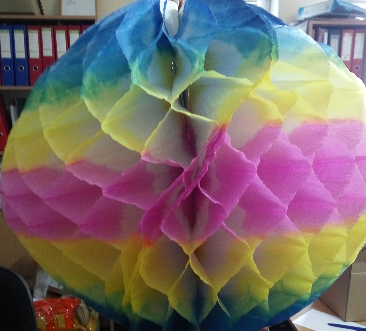 Большой декоративный шар "Радуга" - фото 2 - id-p5604897