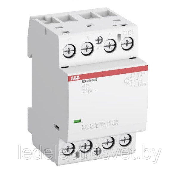 Контактор модульный ESB40-22N-06, 40A, 2NO+2NC, 230VAC/DC, 3M - фото 1 - id-p145063965