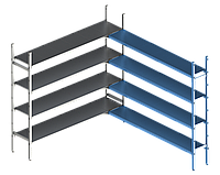Дополнительная угловая секция. 4 яруса