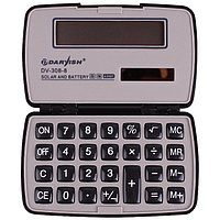 Калькулятор карманный 8 pазр. "Darvish" двойное питание 90 х 56 х 15 мм, фото 1