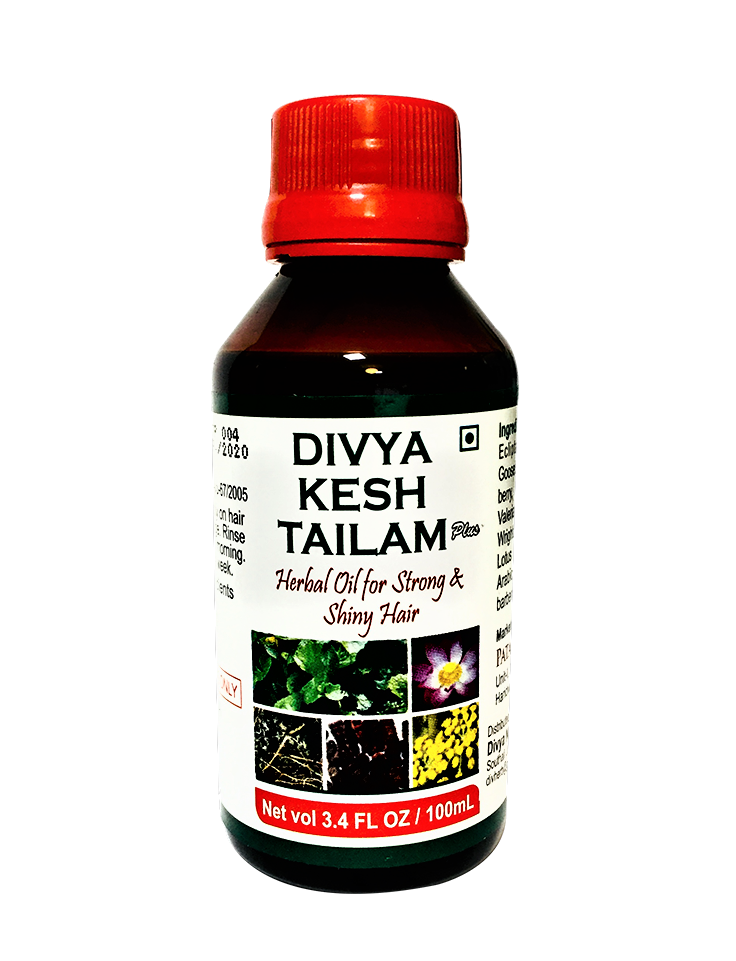 Масло для волос от выпадения Дивья Кеш Тайлам, Patanjali Divya Kesh Tailam, 100мл - фото 1 - id-p146694292