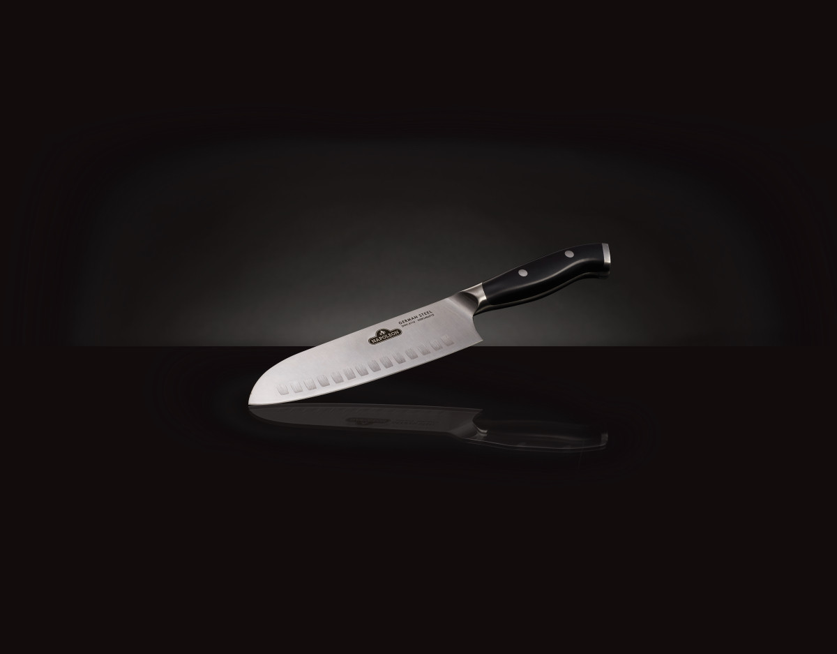 Нож поварской Santoku - фото 2 - id-p146695756