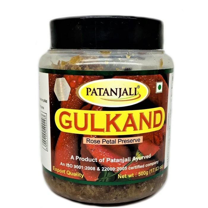 Гулканд из лепестков роз (Patanjali Gulkand),  500г - изысканная лечебная сладость