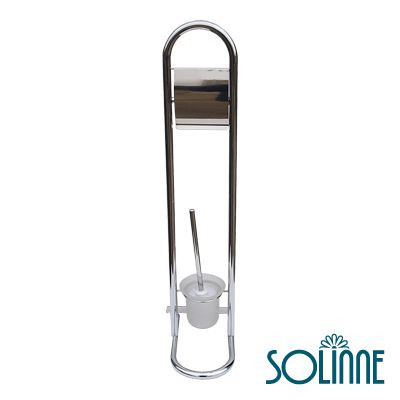 Ершик напольный Solinne Y310 с держателем для туалетной бумаги - фото 1 - id-p146696851