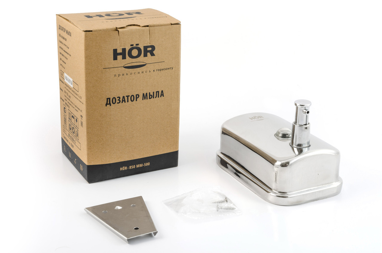 Дозатор для жидкого мыла HOR-950 MM-1000, глянец (1000 мл) - фото 6 - id-p146697055