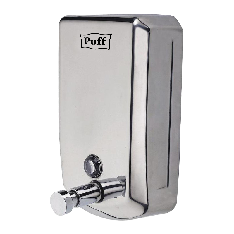 Дозатор для жидкого мыла PUFF-8715 нержавейка, 1000мл с замком