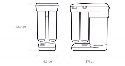 Система обратного осмоса АКВАФОР DWM-101S Морион, фото 3