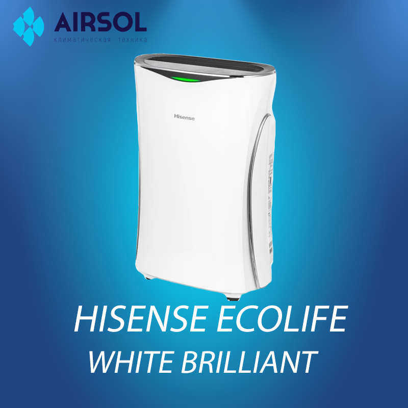 Климатический комплекс Hisense ECOLife White Brilliant AE-33R4BFS - фото 1 - id-p146687180