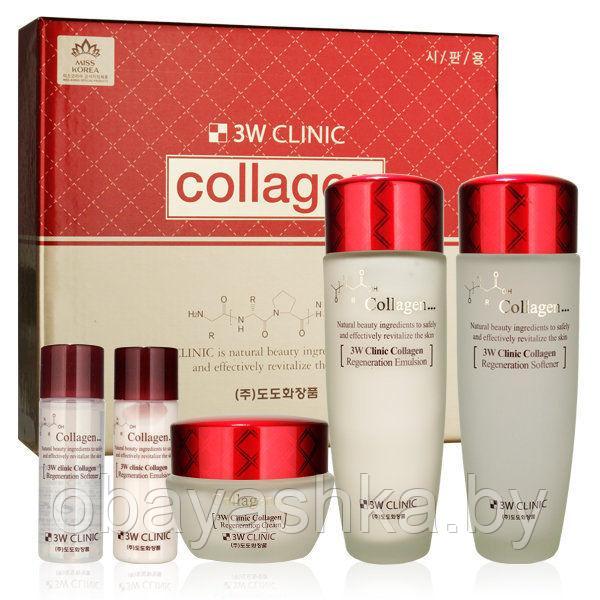 [3W CLINIC] КОЛЛАГЕН/НАБОР для лица Collagen Skin Care 3 Items Set - фото 1 - id-p146702925