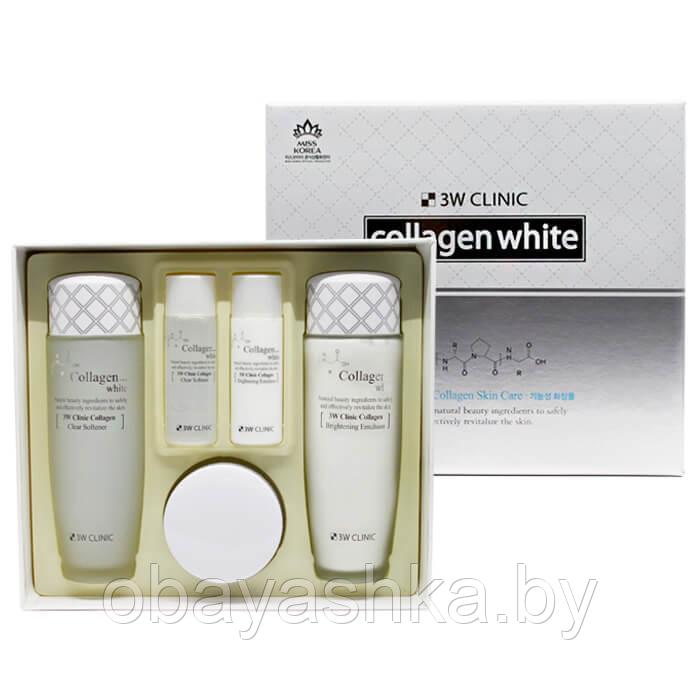 [3W CLINIC] ОСВЕТЛЕНИЕ/НАБОР для лица Collagen Whitening Skin Care Items 3 Set - фото 1 - id-p146703379