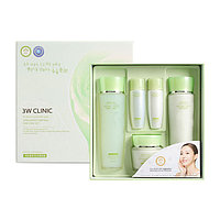 [3W CLINIC] УЛИТОЧНЫЙ МУЦИН/НАБОР для лица Snail Moist Control Skin Care 3SET