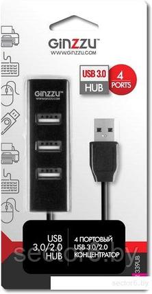 USB-хаб Ginzzu GR-339UB, фото 2