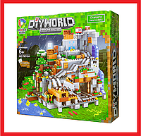 TM7434 Конструктор Майнкрафт "Горная пещера", 937 деталей, MY WORLD, аналог Lego Minecraft