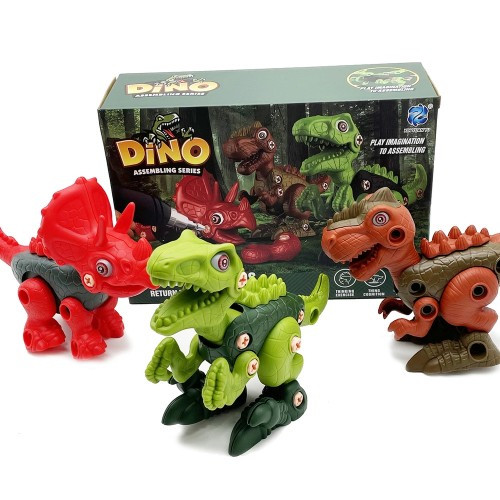 Конструктор Эра Динозавров с отвертками и шуруповертом Dino Assembling Series Era of dinosaurus - фото 1 - id-p146741353