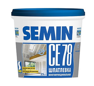 Шпатлевка финишная универсальная Semin СЕ-78 New, 7 кг, фото 2