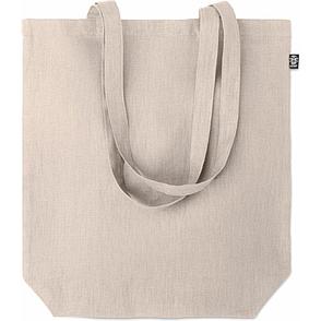 Эко-сумка NAIMA TOTE бежевая, 100% конопляная ткань, фото 2