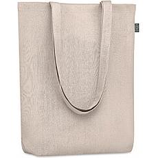 Эко-сумка NAIMA TOTE бежевая, 100% конопляная ткань, фото 3