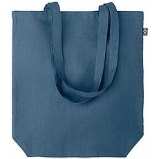 Эко-сумка NAIMA TOTE синяя, 100% конопляная ткань, фото 2