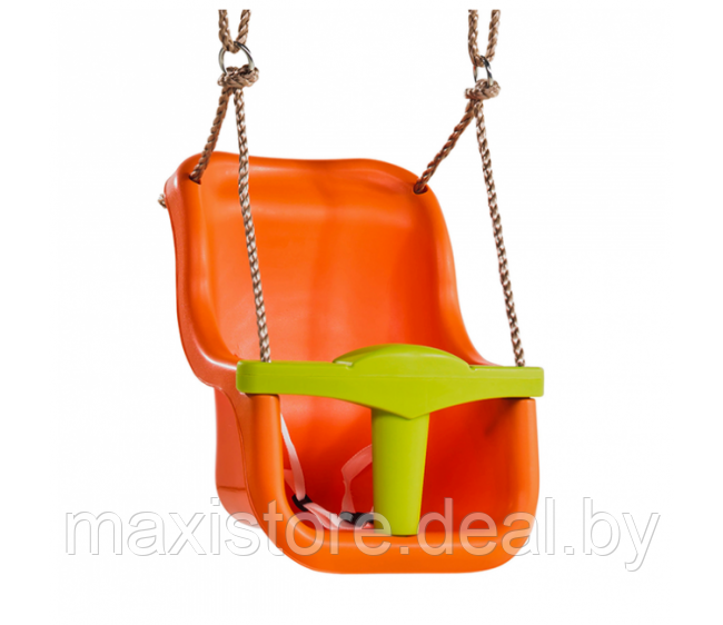 Детские подвесные качели KBT "Baby Luxe" (оранжевый/салатовый) - фото 1 - id-p146756770